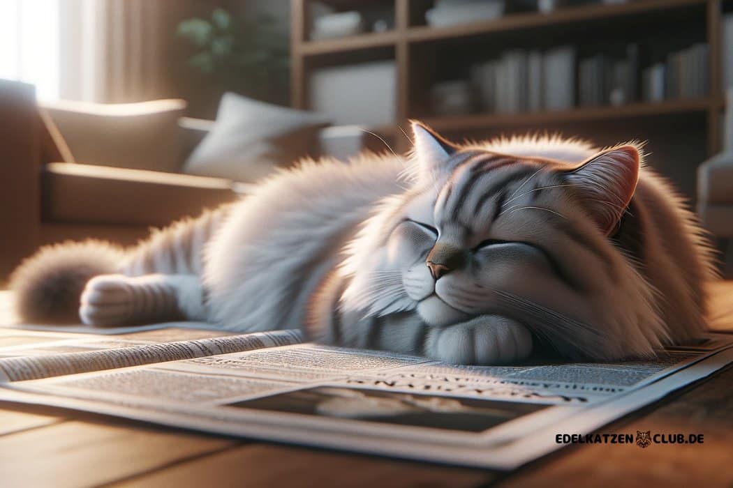 Warum liegen Katzen gerne auf Papier? Einfach erklärt!